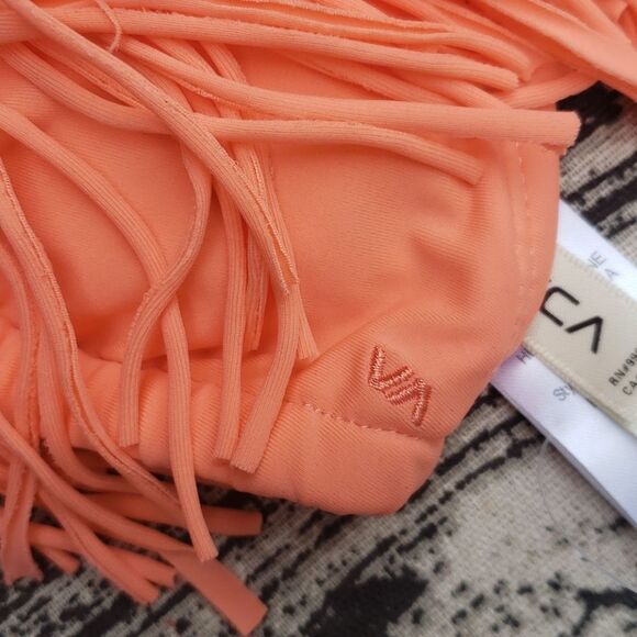 RVCA Waranway Fringed Bikini Triangle Top - Picture 5 of 11